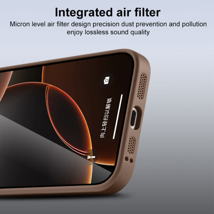 For iPhone 14 Pro Max Nano Semi-transparent Frosted Skin Feel Phone Case