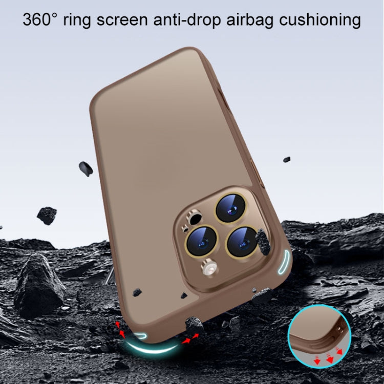 For iPhone 13 Nano Semi-transparent Frosted Skin Feel Phone Case