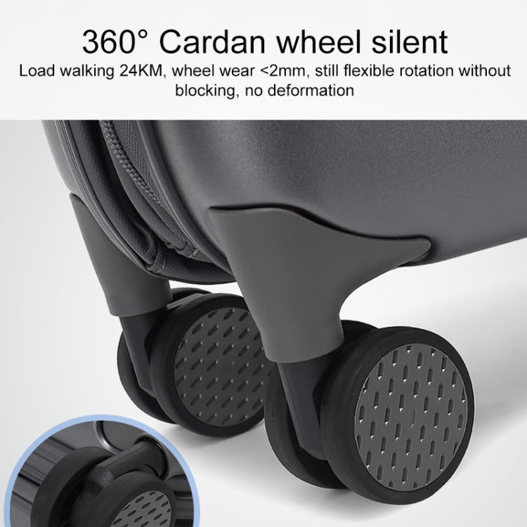 20 inch Foldable Portable Universal Wheel Trolley Luggage Suitcase, with TSA Combination Lock