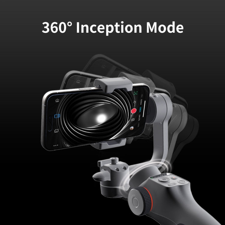 FUNSNAP Capture 5 Professional 3-Axis Handheld Gimbal Phone Live Stabilizer, Combo Version - Grey