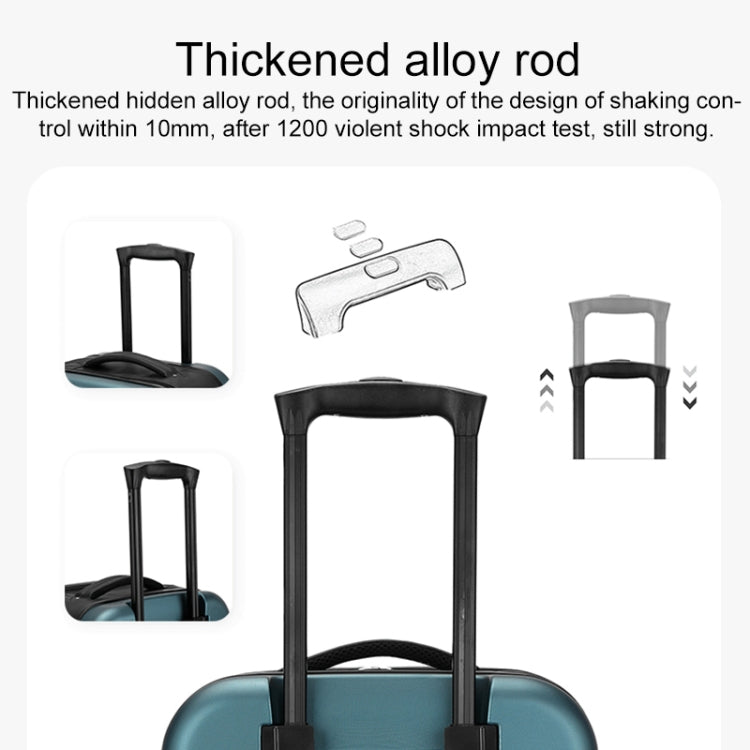 20 inch Foldable Portable Universal Wheel Trolley Luggage Suitcase, with Combination Lock
