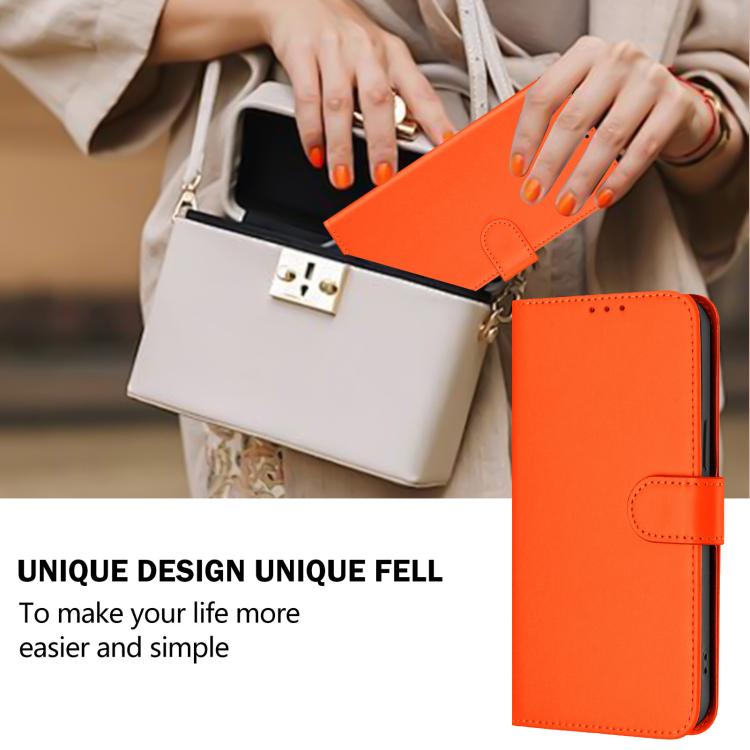 For Doogee Note 56 / Note 56 Pro Skin Feel Solid Color Leather Phone Case with Lanyard