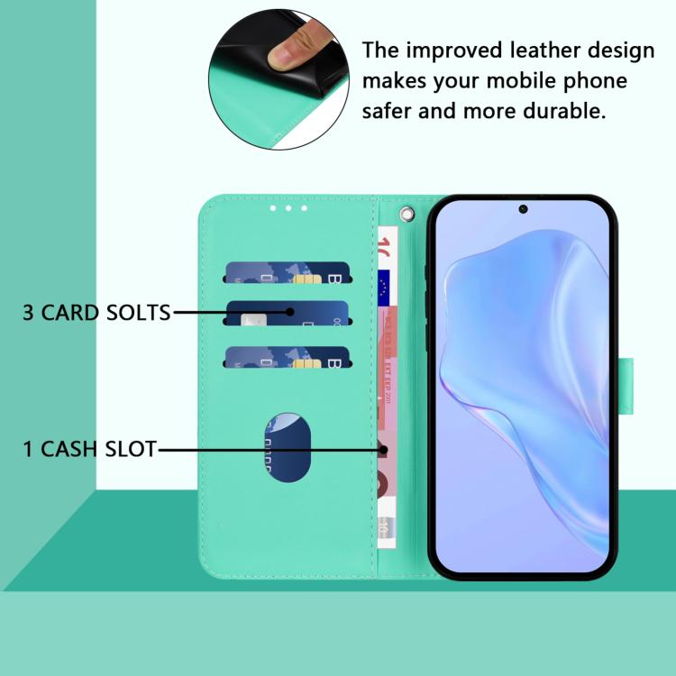 For Doogee Note 56 / Note 56 Pro Skin Feel Solid Color Leather Phone Case with Lanyard