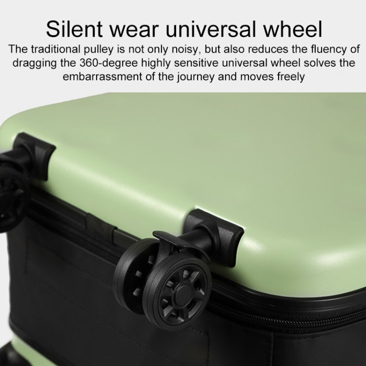 28 inch Foldable Portable Universal Wheel Trolley Luggage Suitcase, with Combination Lock