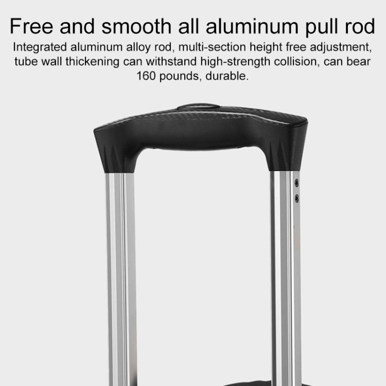 28 inch Foldable Portable Universal Wheel Trolley Luggage Suitcase, with Combination Lock