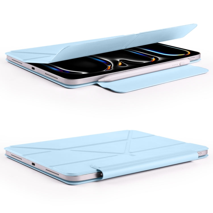 For iPad Pro 11 2025 / 2024 Fixed Buckle Magnetic Deformation Leather Tablet Case