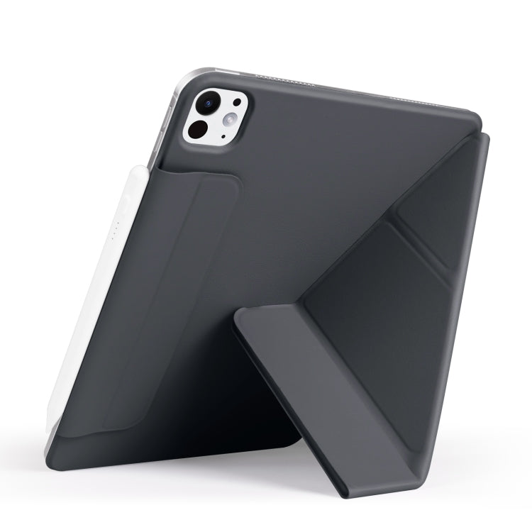 For iPad Pro 13 2025 / 2024 Fixed Buckle Magnetic Deformation Leather Tablet Case
