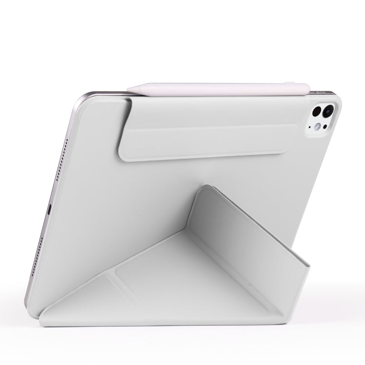 For iPad Pro 13 2025 / 2024 Fixed Buckle Magnetic Deformation Leather Tablet Case