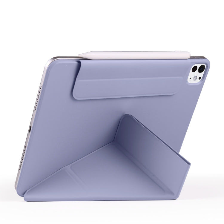 For iPad Pro 13 2025 / 2024 Fixed Buckle Magnetic Deformation Leather Tablet Case