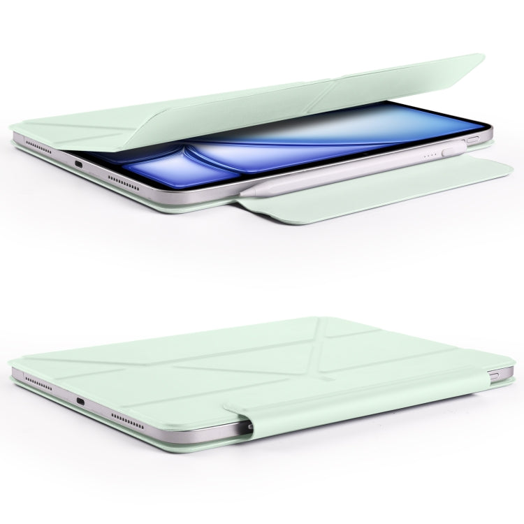 For iPad Air 11 2026 / 2025 / 2024 Fixed Buckle Magnetic Deformation Leather Tablet Case