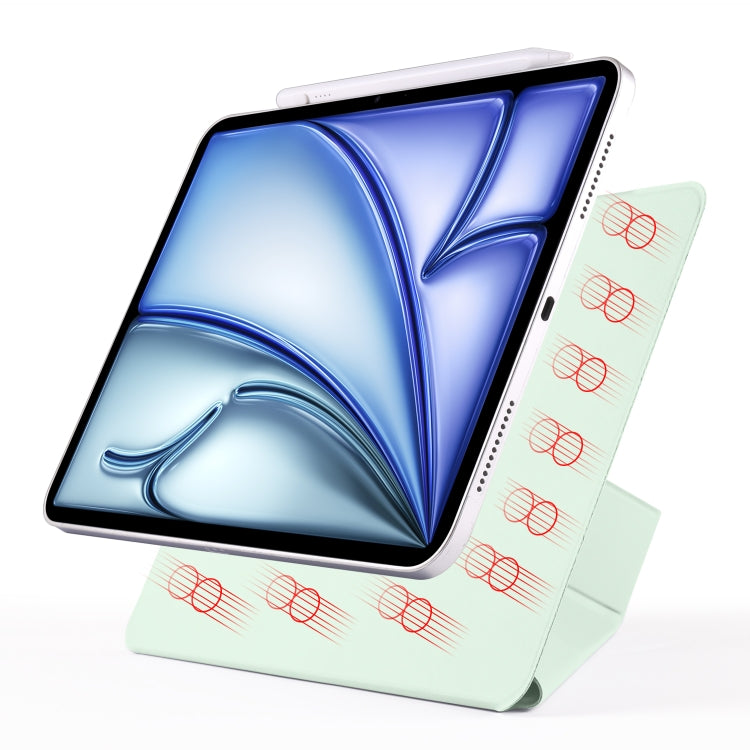 For iPad Air 11 2026 / 2025 / 2024 Fixed Buckle Magnetic Deformation Leather Tablet Case