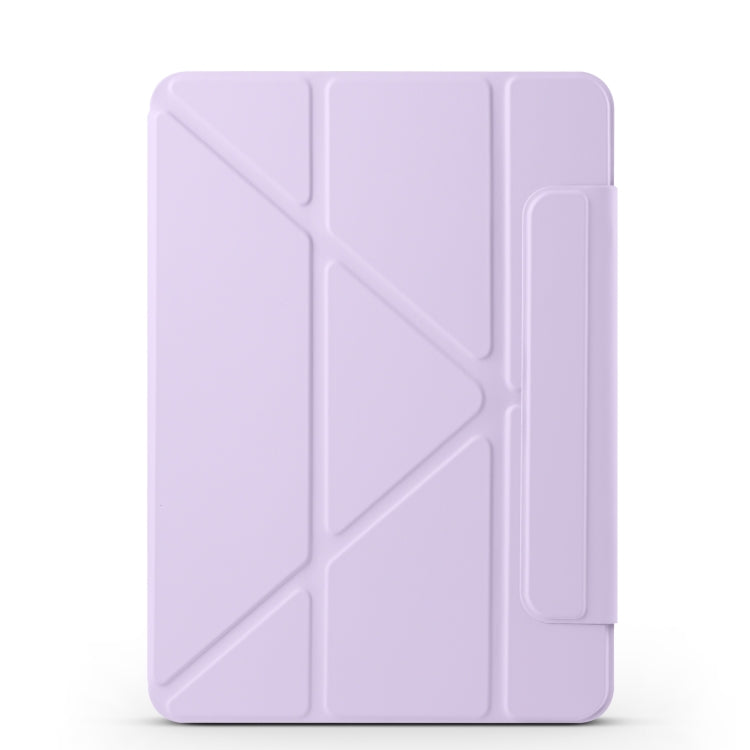 For iPad Air 11 2026 / 2025 / 2024 Fixed Buckle Magnetic Deformation Leather Tablet Case