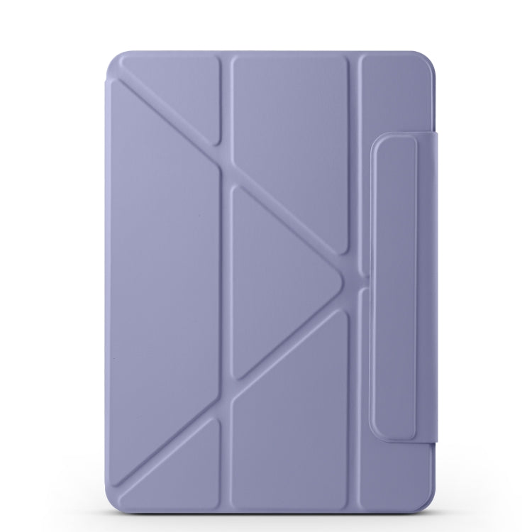 For iPad Air 11 2026 / 2025 / 2024 Fixed Buckle Magnetic Deformation Leather Tablet Case