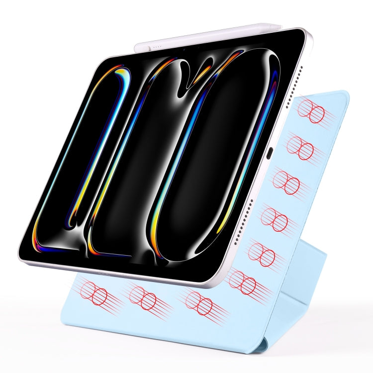 For iPad Pro 11 2022 / 2021 / 2020 Fixed Buckle Magnetic Deformation Leather Tablet Case