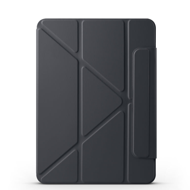 For iPad Pro 12.9 2022 / 2021 / 2020 Fixed Buckle Magnetic Deformation Leather Tablet Case
