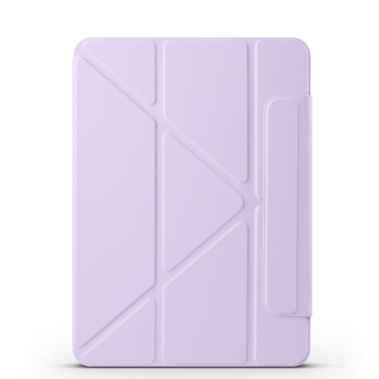 For iPad Pro 12.9 2022 / 2021 / 2020 Fixed Buckle Magnetic Deformation Leather Tablet Case