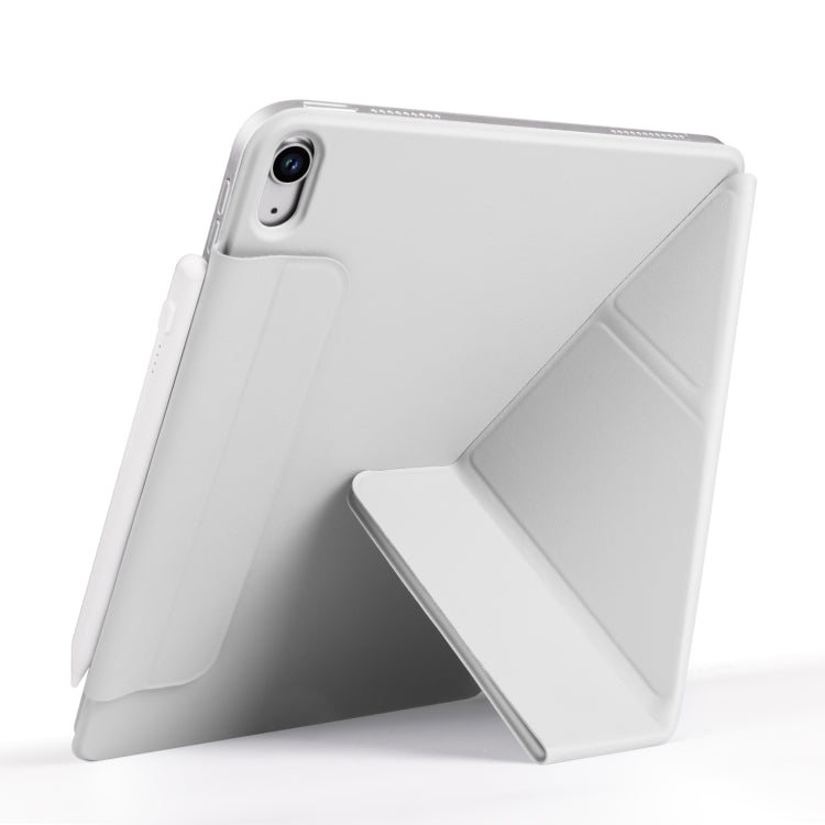For iPad 2025 / 2022 Fixed Buckle Magnetic Deformation Leather Tablet Case
