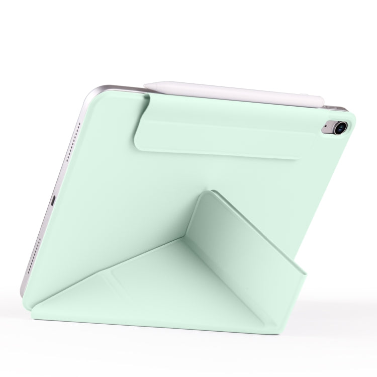 For iPad 2025 / 2022 Fixed Buckle Magnetic Deformation Leather Tablet Case