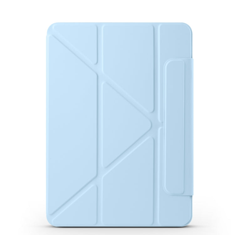 For iPad mini 6 / mini 2024 Fixed Buckle Magnetic Deformation Leather Tablet Case