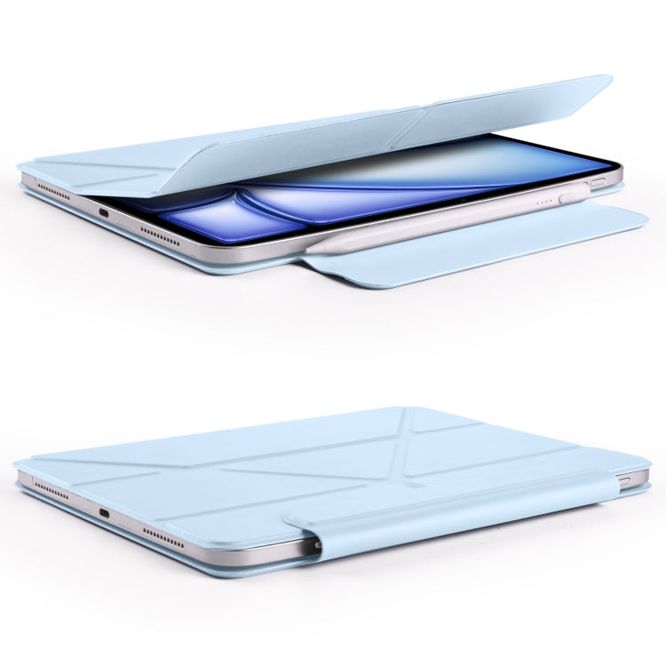 For iPad mini 6 / mini 2024 Fixed Buckle Magnetic Deformation Leather Tablet Case