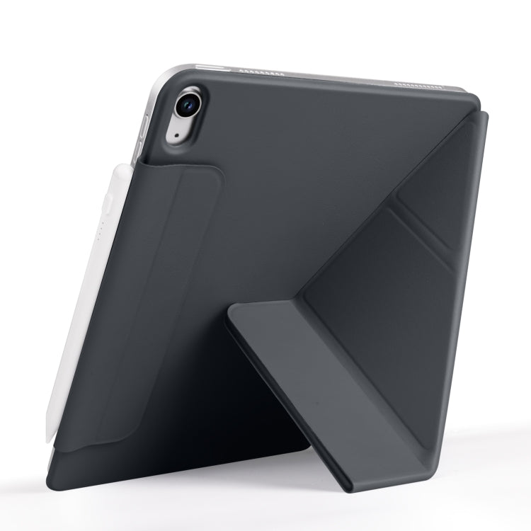 For iPad mini 6 / mini 2024 Fixed Buckle Magnetic Deformation Leather Tablet Case