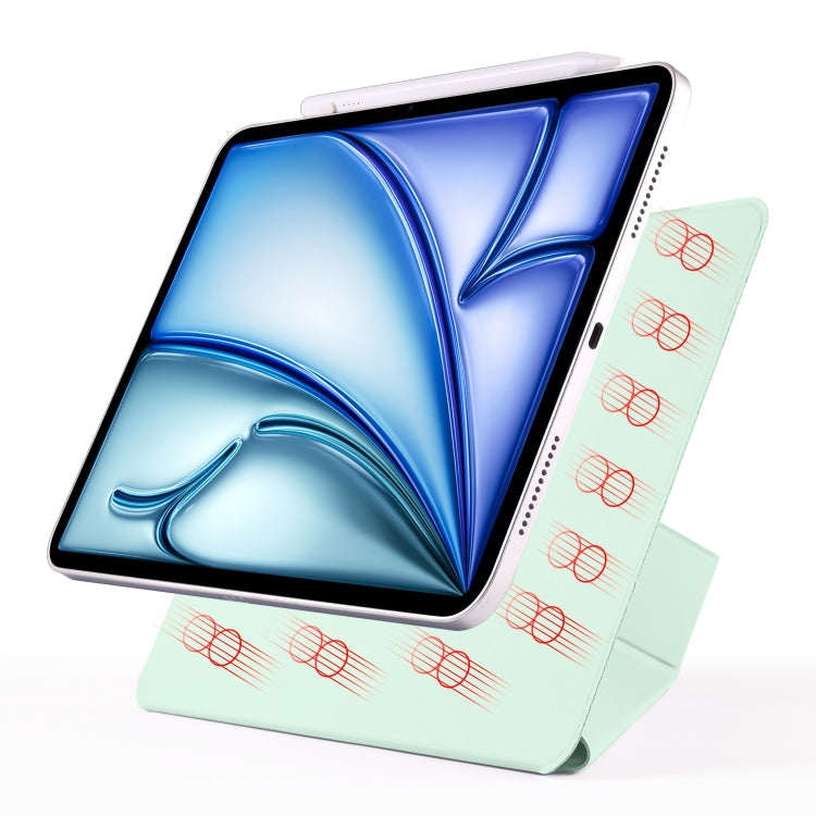 For iPad mini 6 / mini 2024 Fixed Buckle Magnetic Deformation Leather Tablet Case