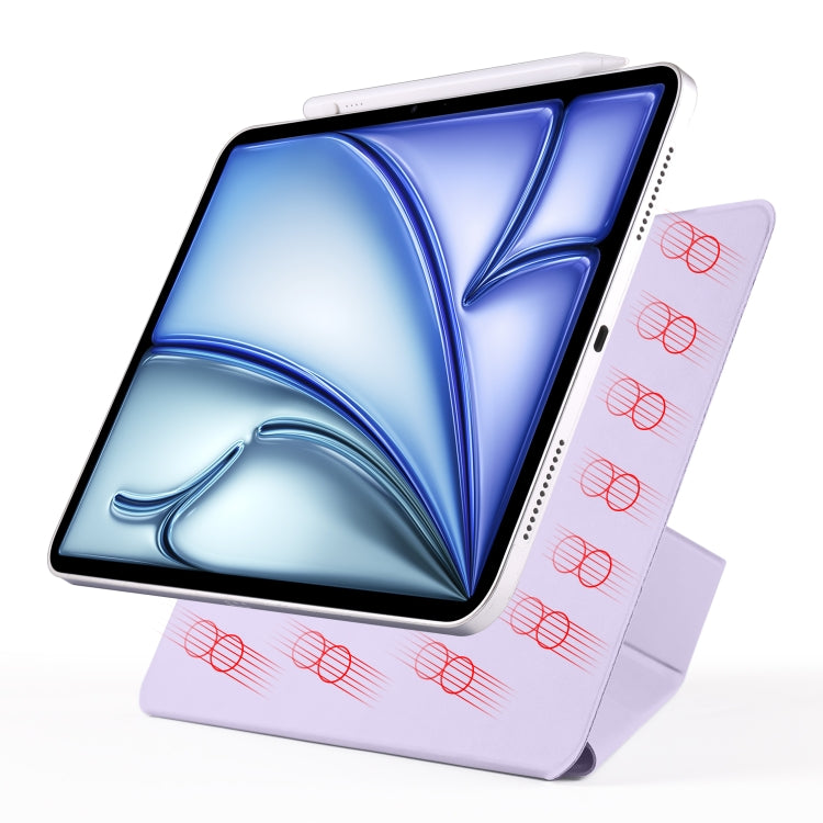 For iPad mini 6 / mini 2024 Fixed Buckle Magnetic Deformation Leather Tablet Case