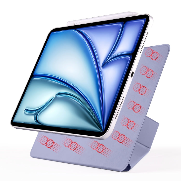 For iPad mini 6 / mini 2024 Fixed Buckle Magnetic Deformation Leather Tablet Case