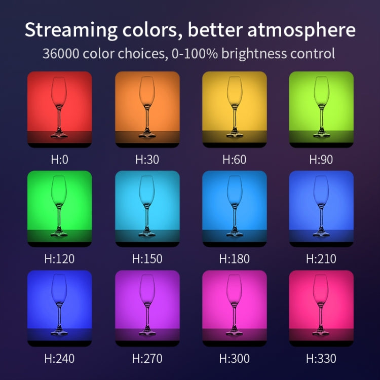 FUNSNAP Pocket Full Color RGB Video Shot Fill Light - White
