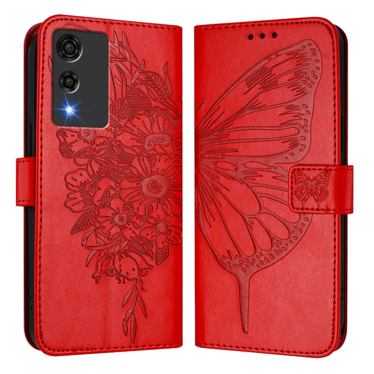 For Cubot A10 Embossed Butterfly Leather Phone Case