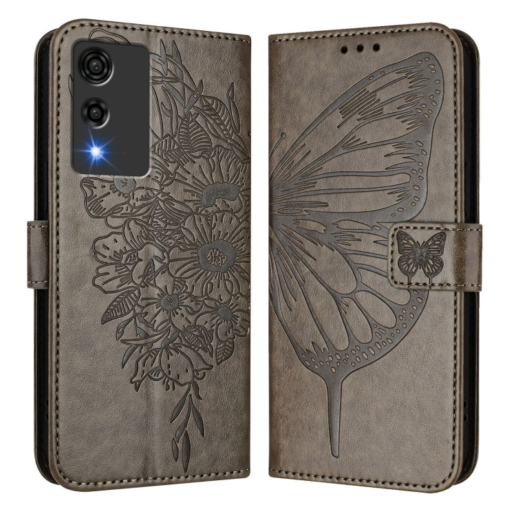 For Cubot A10 Embossed Butterfly Leather Phone Case