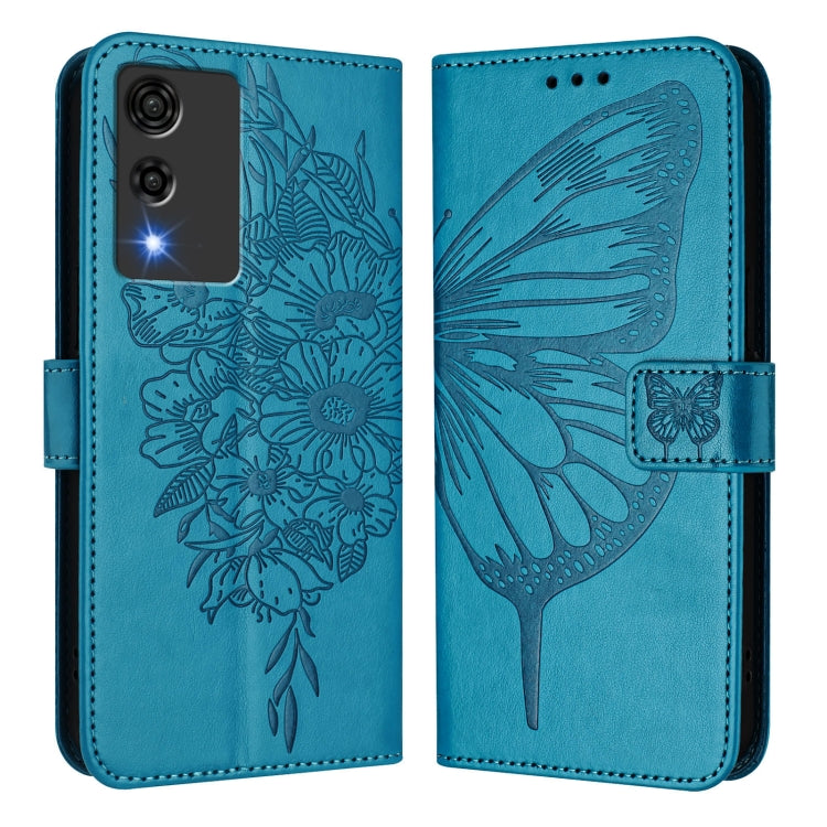 For Cubot A10 Embossed Butterfly Leather Phone Case