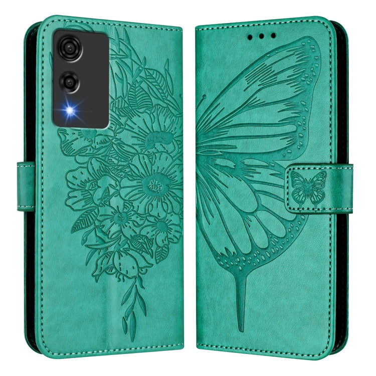 For Cubot A10 Embossed Butterfly Leather Phone Case