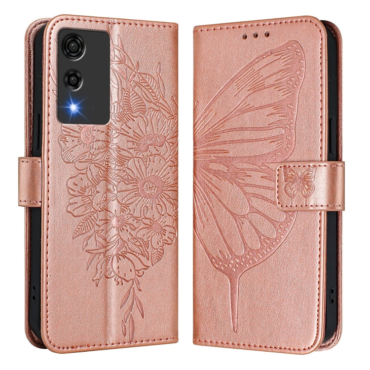 For Cubot A10 Embossed Butterfly Leather Phone Case