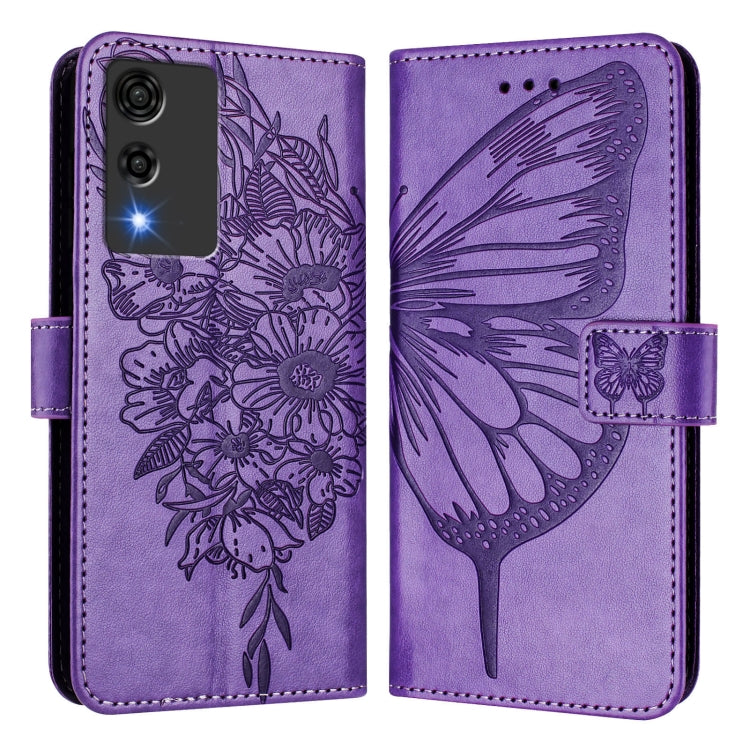 For Cubot A10 Embossed Butterfly Leather Phone Case