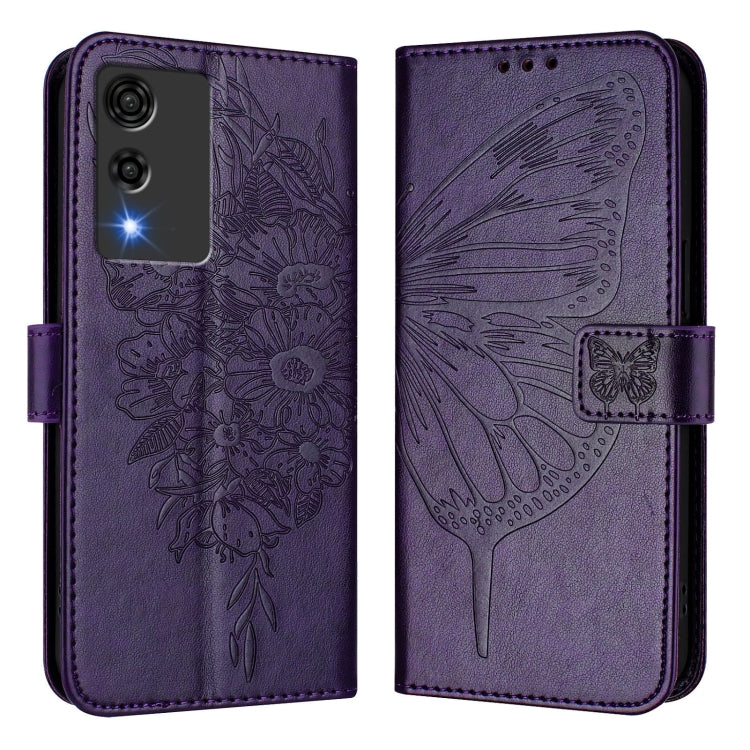 For Cubot A10 Embossed Butterfly Leather Phone Case