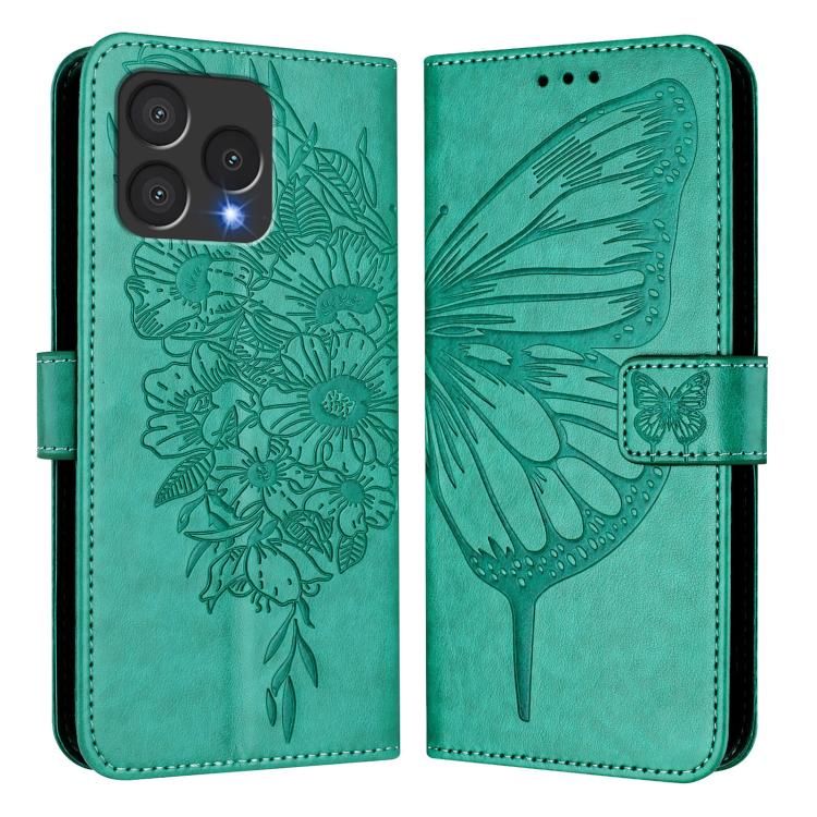 For Cubot A40 Embossed Butterfly Leather Phone Case