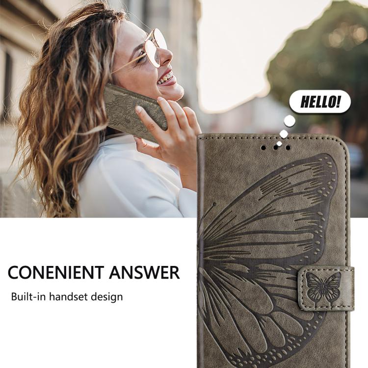 For Cubot P90 Embossed Butterfly Leather Phone Case