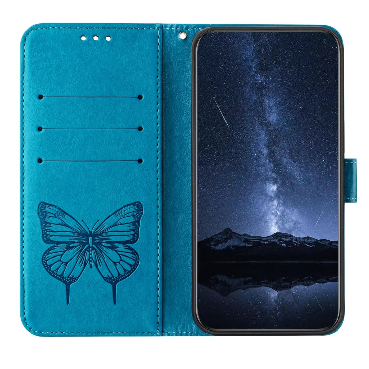 For Doogee N55 Plus Embossed Butterfly Leather Phone Case