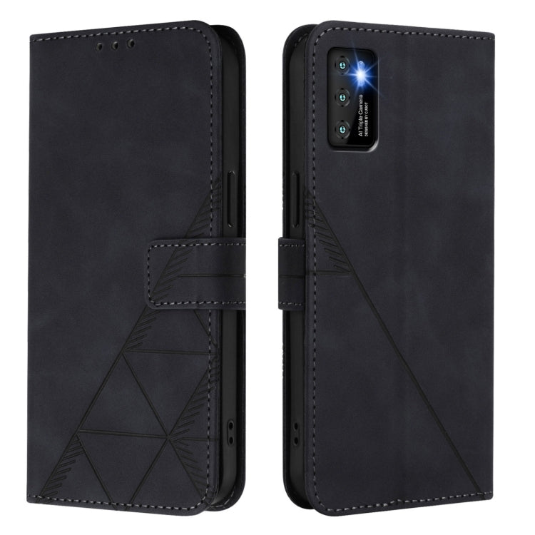 For Cubot P50 Crossbody 3D Embossed Flip Leather Phone Case