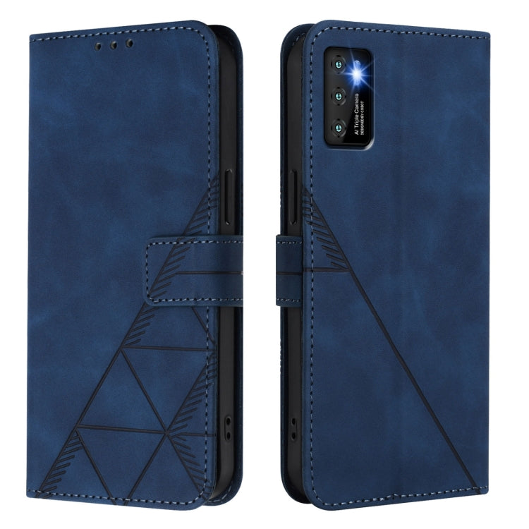 For Cubot P50 Crossbody 3D Embossed Flip Leather Phone Case
