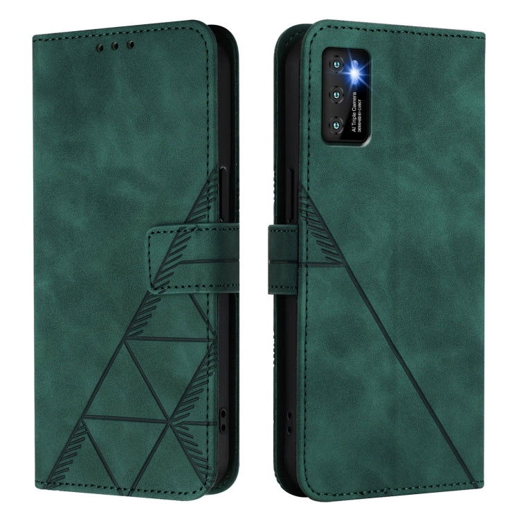For Cubot P50 Crossbody 3D Embossed Flip Leather Phone Case