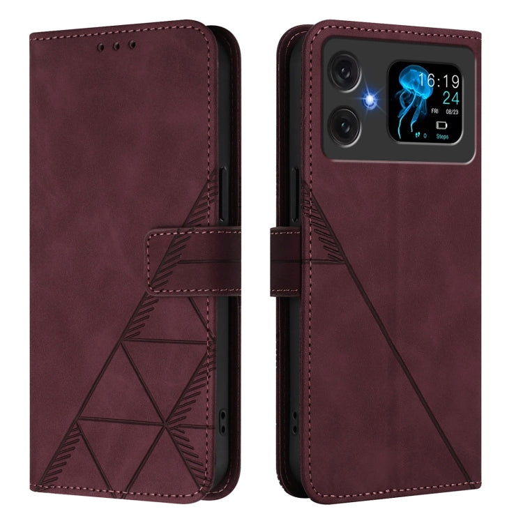 For Cubot A20 Crossbody 3D Embossed Flip Leather Phone Case