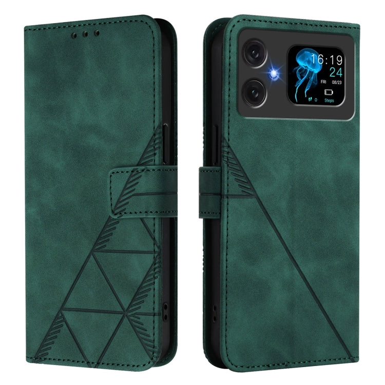 For Cubot A20 Crossbody 3D Embossed Flip Leather Phone Case