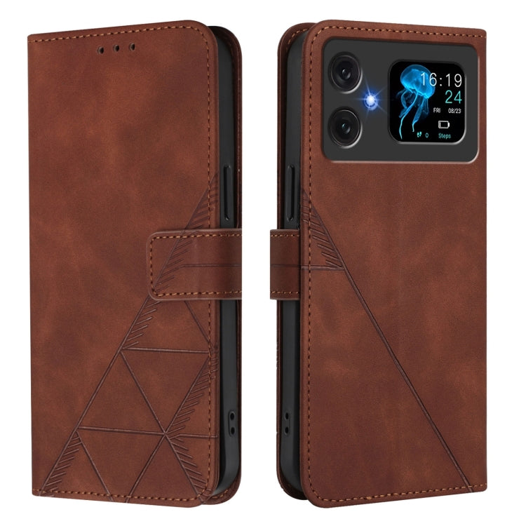 For Cubot A20 Crossbody 3D Embossed Flip Leather Phone Case