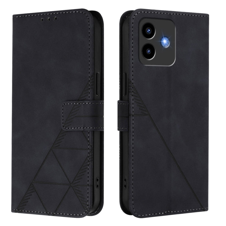 For Cubot Note 40 Crossbody 3D Embossed Flip Leather Phone Case