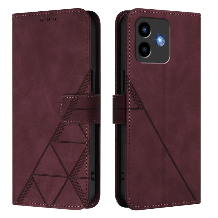For Cubot Note 40 Crossbody 3D Embossed Flip Leather Phone Case