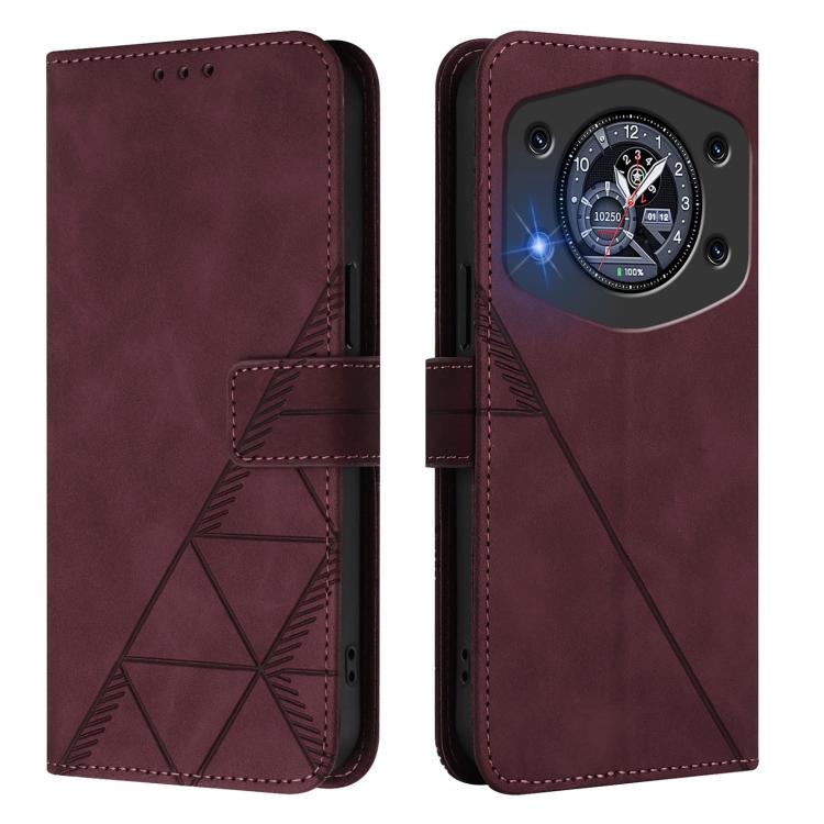 For Cubot A30 Crossbody 3D Embossed Flip Leather Phone Case