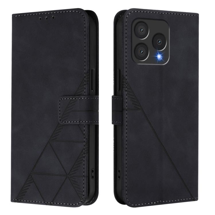 For Cubot A40 Crossbody 3D Embossed Flip Leather Phone Case