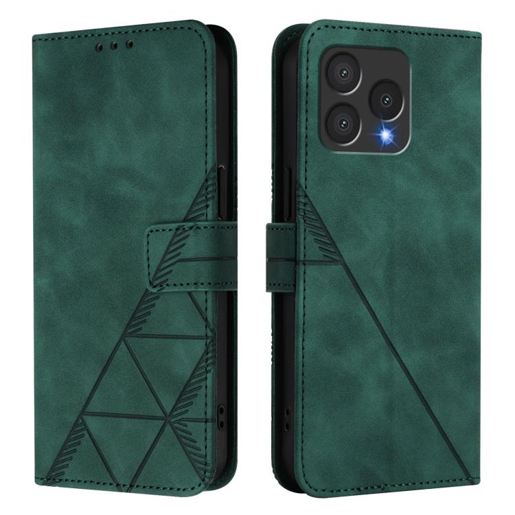 For Cubot A40 Crossbody 3D Embossed Flip Leather Phone Case